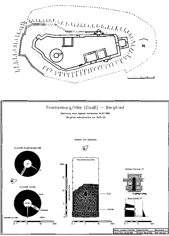 Grundriss Château du Frankenbourg