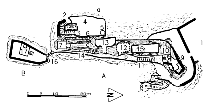 Grundriss Château du Frœnsbourg