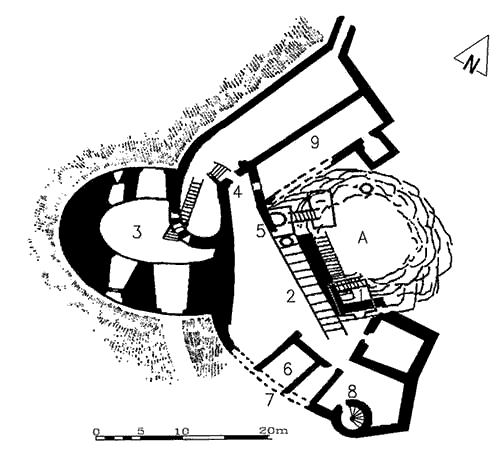 Grundriss Château du Hohenbourg