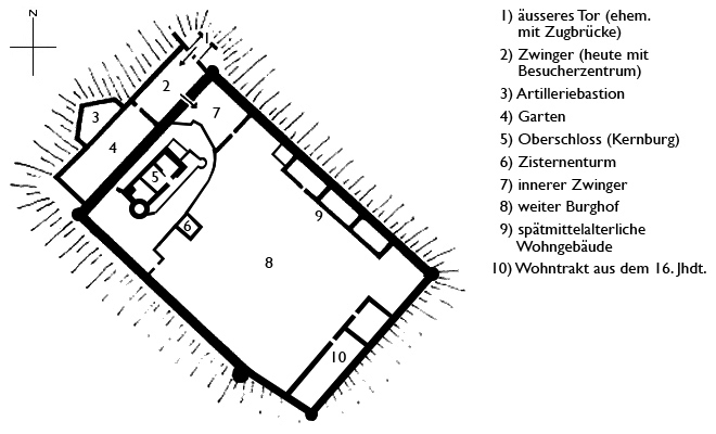 Grundriss Hohlandsbourg