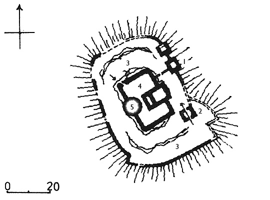 Grundriss Château du Hugstein