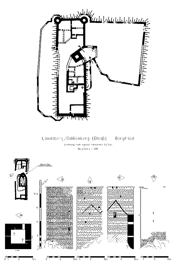 Grundriss Château de Landsberg