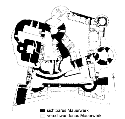 Grundriss Château du Landskron