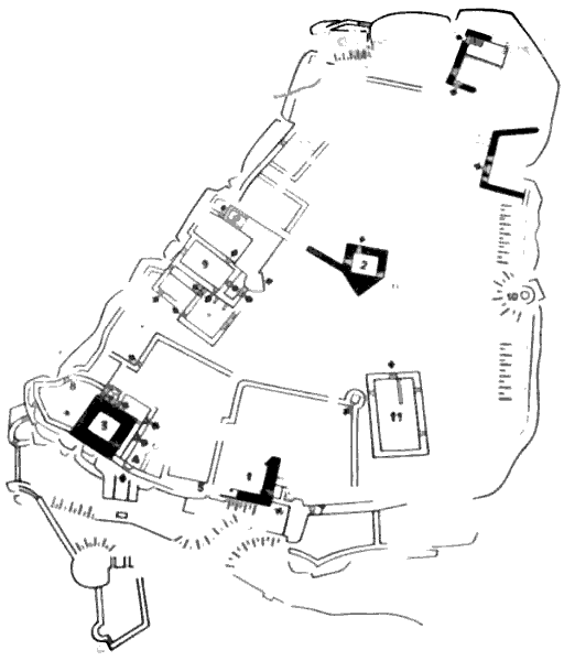 Grundriss Château de Lutzelbourg