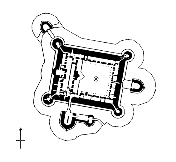 Grundriss Forteresse de Salses