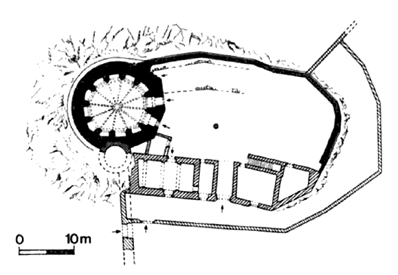 Grundriss Château de Simiane-la-Rotonde