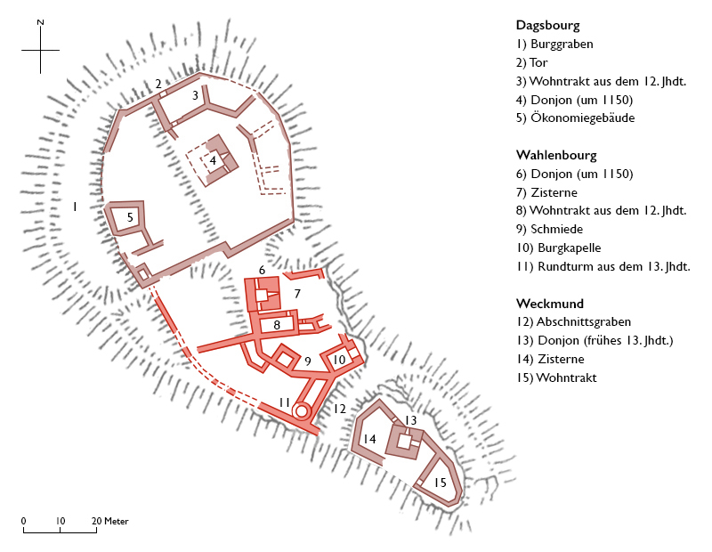 Grundriss Wahlenbourg