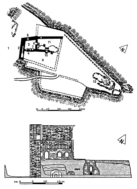 Grundriss Château du Wasenbourg