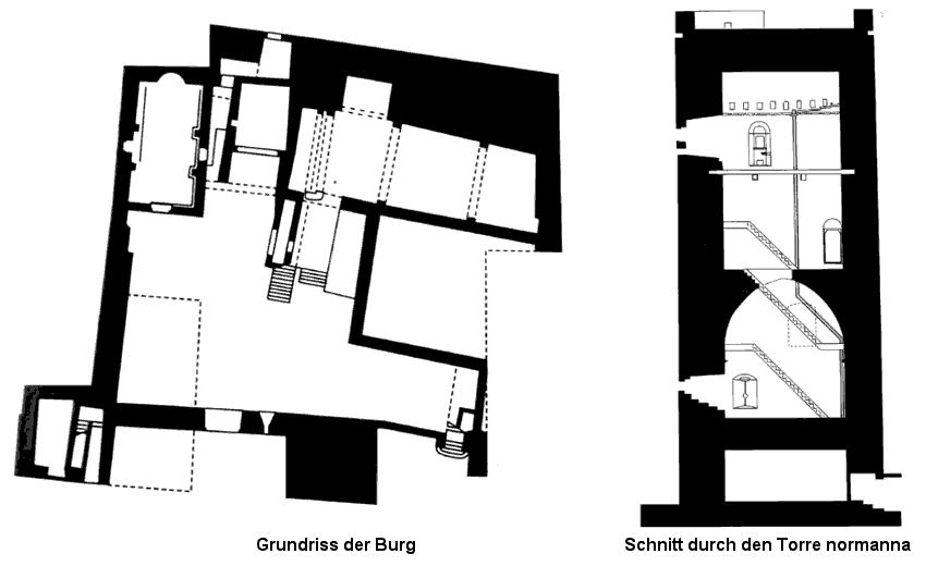 Grundriss Castello svevo di Bisceglie