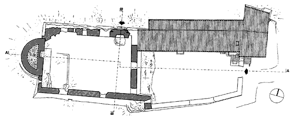 Grundriss Castello di Borgo Fornari