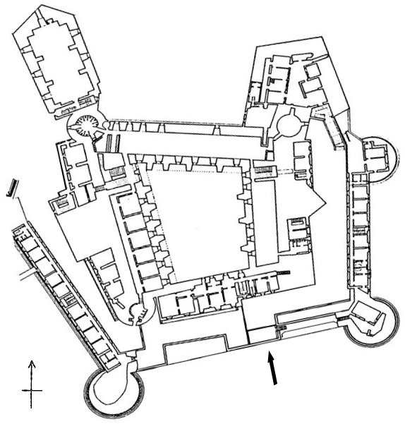 Grundriss Castello Svevo
