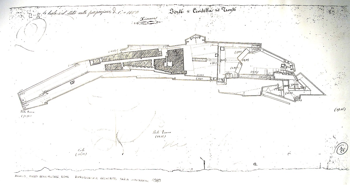 Civitella del Tronto Grundriss