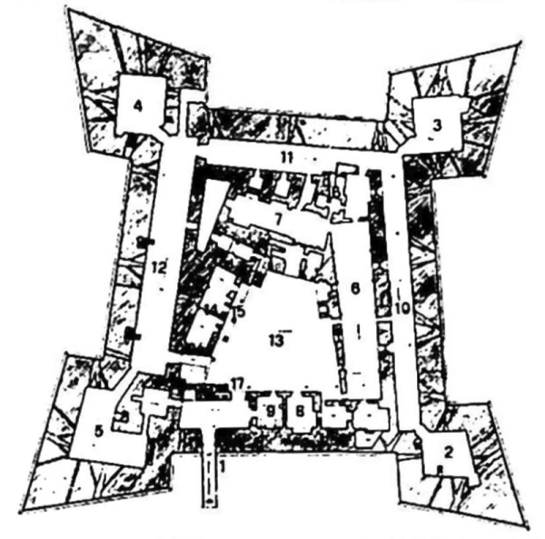 Grundriss Castello di Copertino