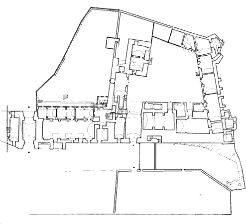 Grundriss Castello episcopio di Grottaglie