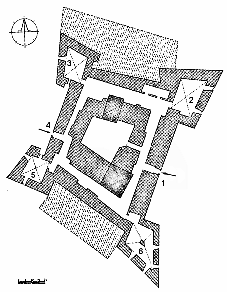 Grundriss Castello di Copertino