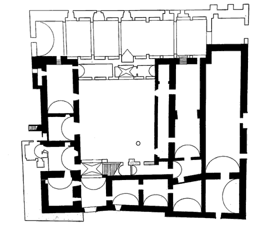 Grundriss Castello muscettola