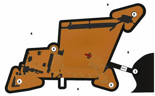 Grundriss Fortezza Vecchia