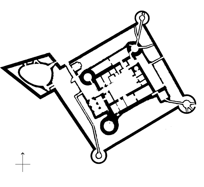 Grundriss Castello Svevo-Angioino