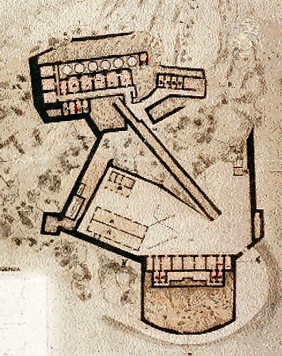 Grundriss Fortezza di Monte Altura