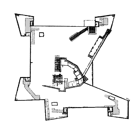 Grundriss Fortezza di Radicofani