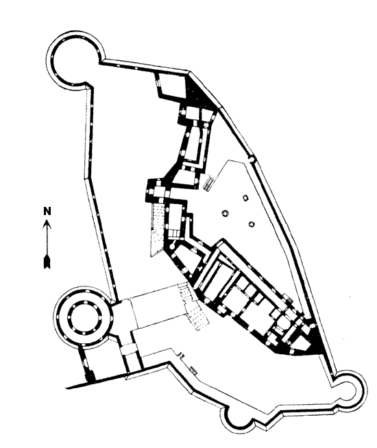 Grundriss Forte di San Leo