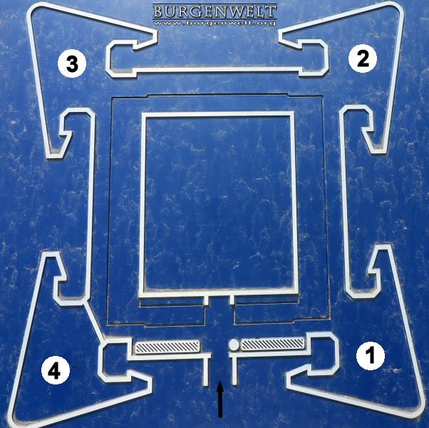 Grundriss Fortezza Medicea