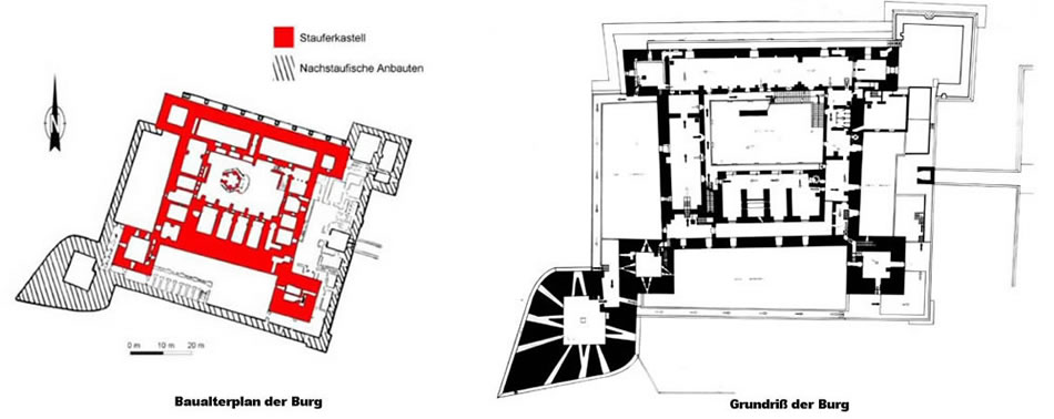 Grundriss Castello svevo di Trani