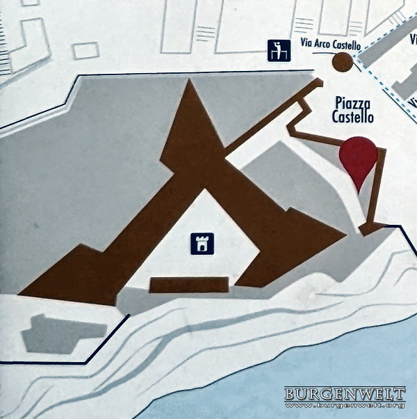 Grundriss Castello di Vieste