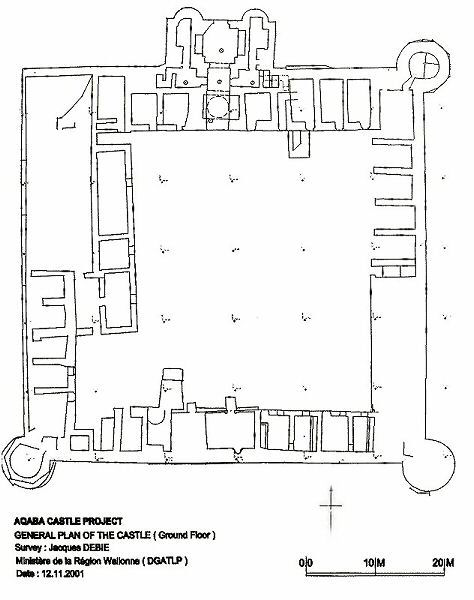 Grundriss Burg Aila