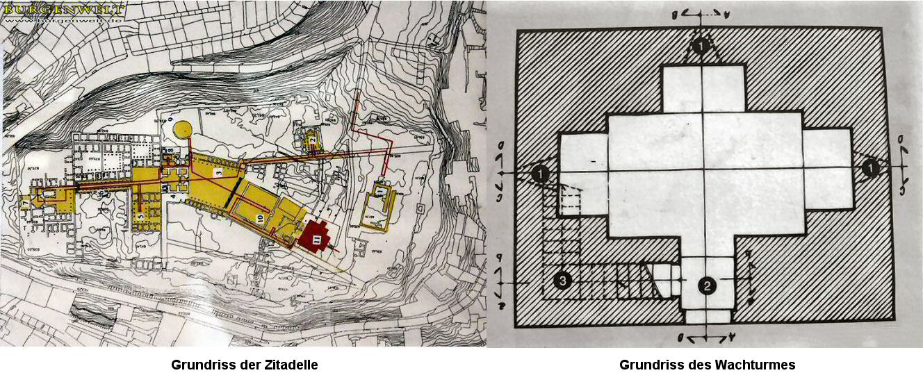 Grundriss Zitadelle Amman