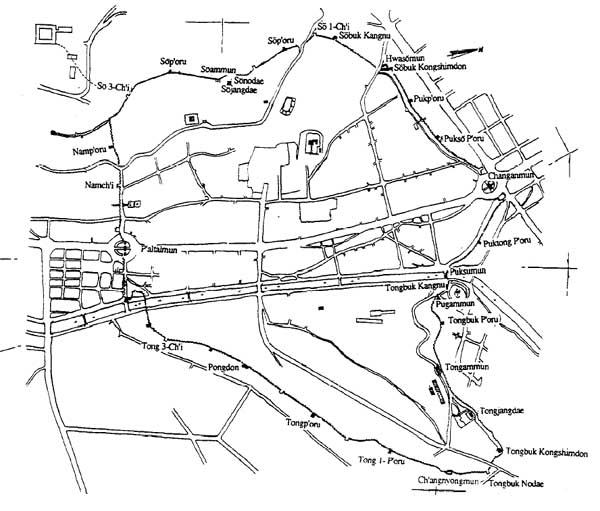 Lageplan der Festung