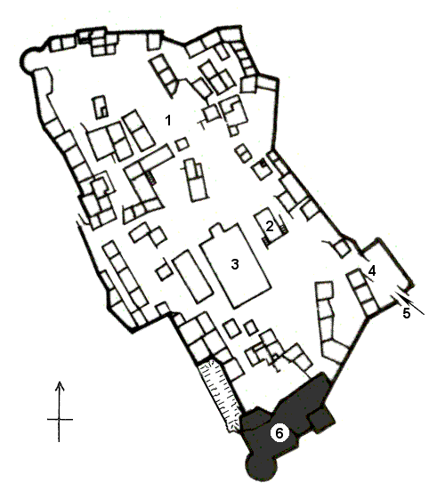 Grundriss Stadtbefestigung Hreljin