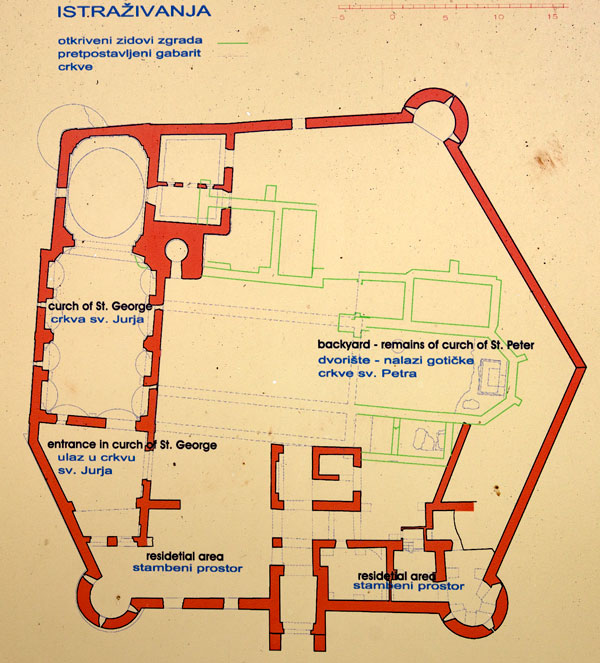 Grundriss der Burg Limburg