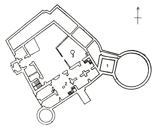 Grundriss Kaštel Frankopan