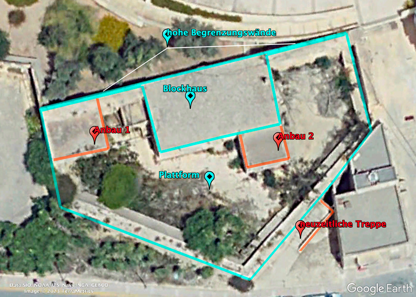 Grundriss Briconet Redoubt