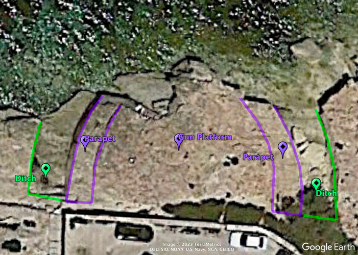 Grundriss Buġibba Battery
