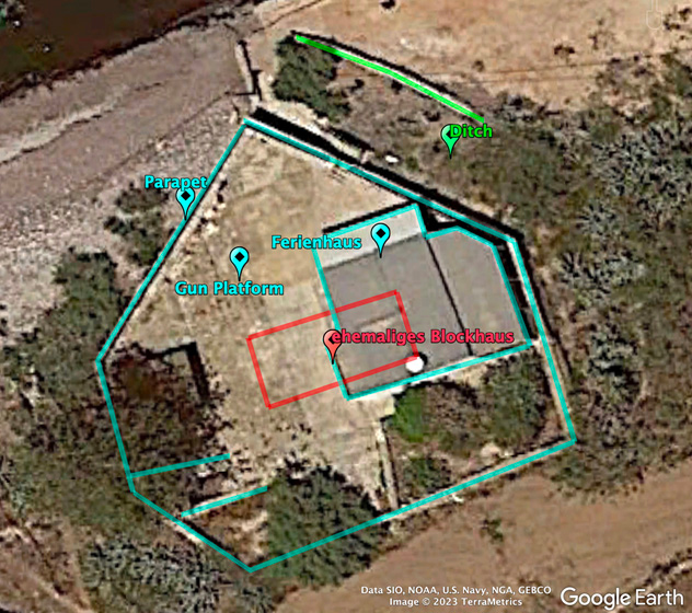 Grundriss Baħar Qortin Redoubt