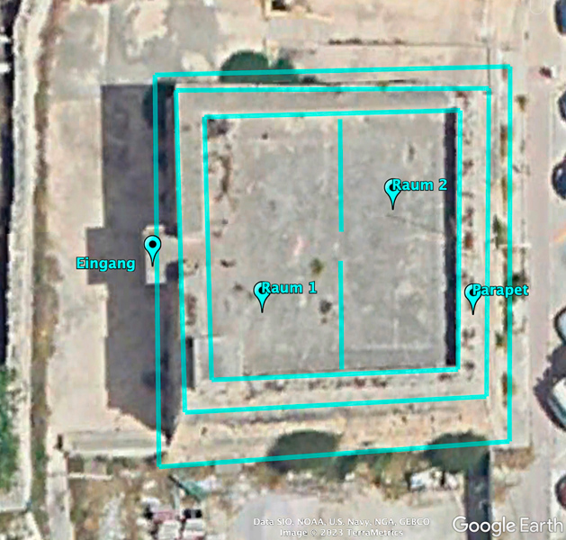 Grundriss Vendôme Redoubt