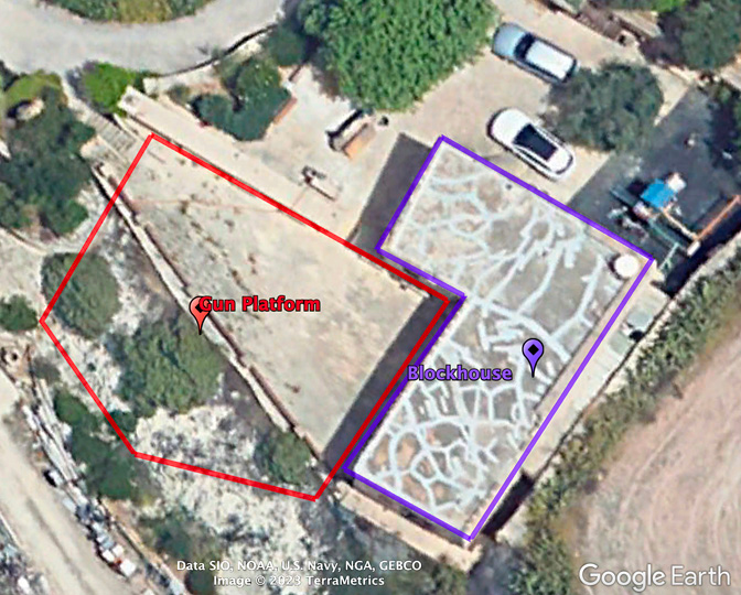 Grundriss Wilġa Battery