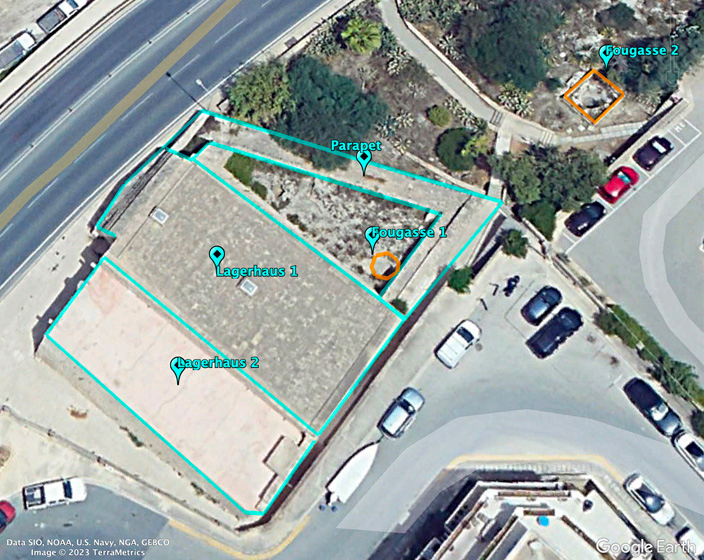 Grundriss Ximenes Redoubt