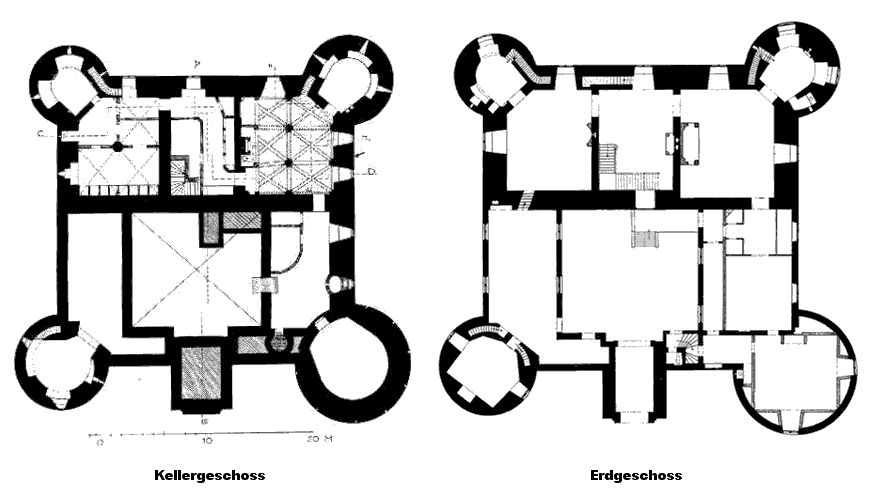 Grundriss Burg Ammersoyen