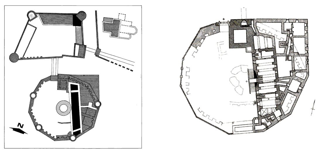 Grundriss Burg Huis Bergh