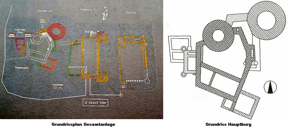 Grundriss Burg Culemborg