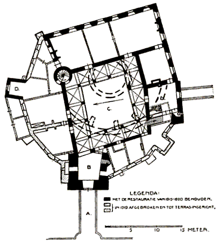 Grundriss Burg Geijsteren