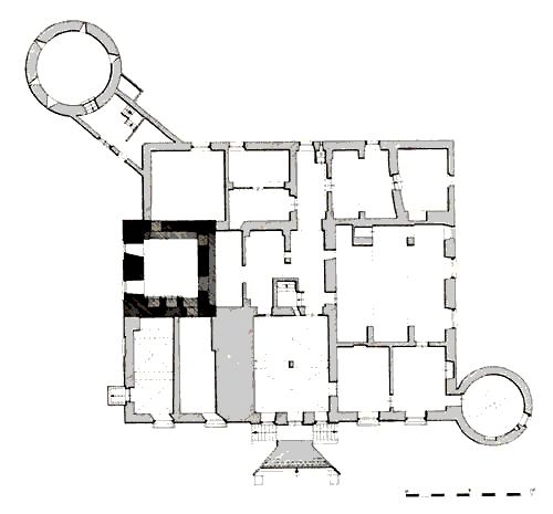 Grundriss Burg Hackfort