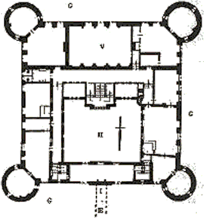 Grundriss Burg Helmond