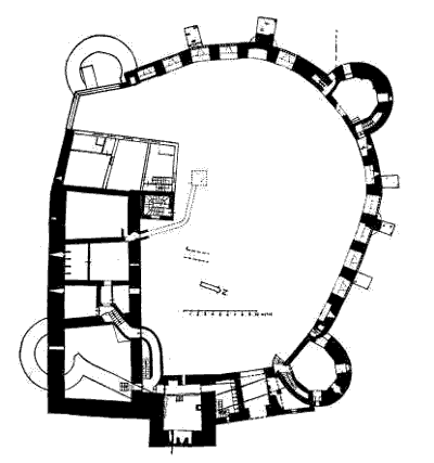 Grundriss Burg Horn