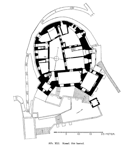 Grundriss Burg Keverberg