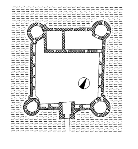 Grundriss Burg Muiderslot