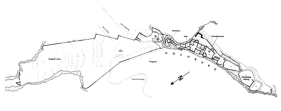 Grundriss Burg Alt-Ems